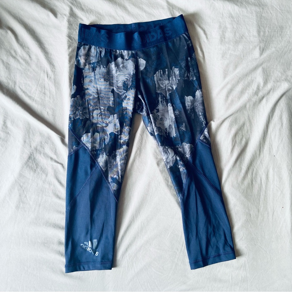 Adidas Techfit ClimaCool Compression Capri Leggings - Size S